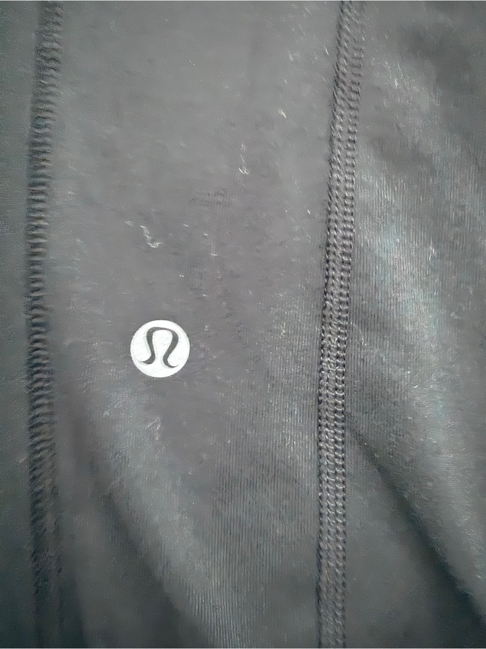 lululemon Vintage Black Wide Leg Cropped Pants. Zippered back pockets. - Picture 3 of 5